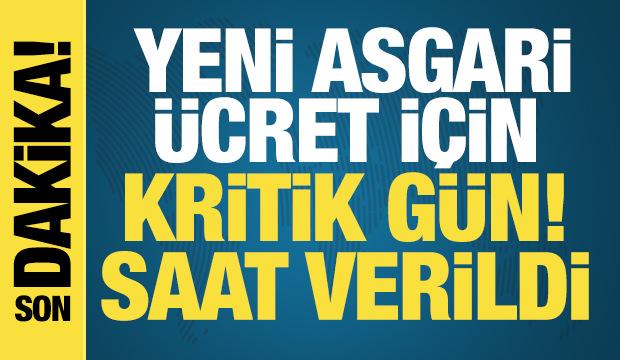 Asgari &uuml;crette &uuml;&ccedil;&uuml;nc&uuml; toplantı bug&uuml;n yapılacak