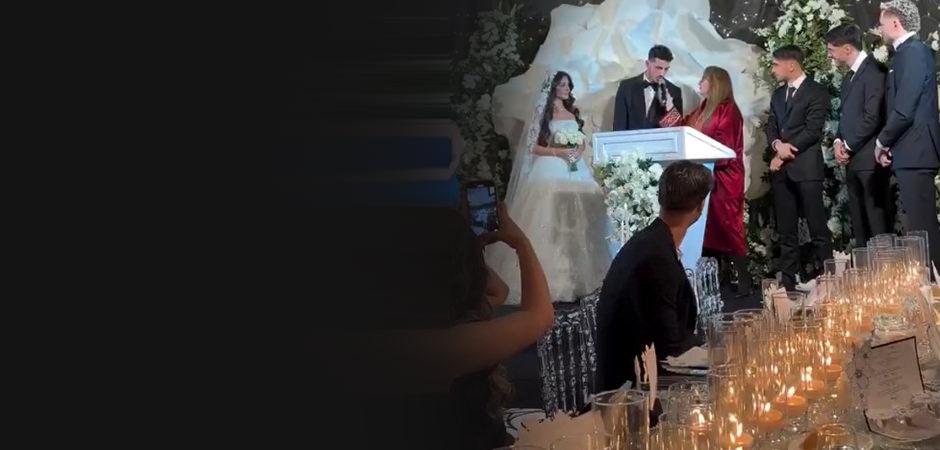 Eski Fenerbah&ccedil;eli d&uuml;nyaevine girdi! &Uuml;&ccedil; G.Saraylı yıldız nikah şahidi oldu