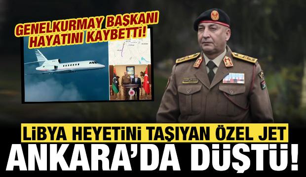 Son dakika haberi: Libya heyetini taşıyan &ouml;zel jet Ankara'da d&uuml;şt&uuml;!
