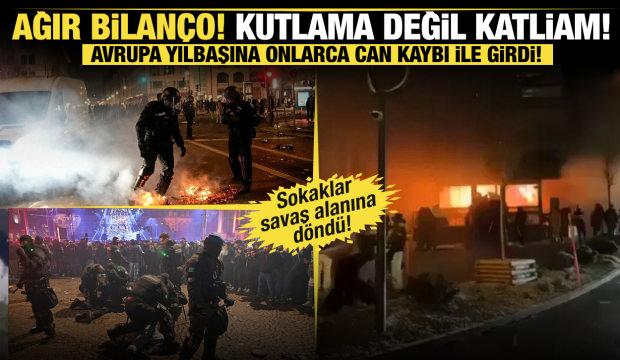 Bilan&ccedil;o &ccedil;ok ağır! Kutlama değil katliam: Avrupa yılbaşına onlarca can kaybı ile girdi