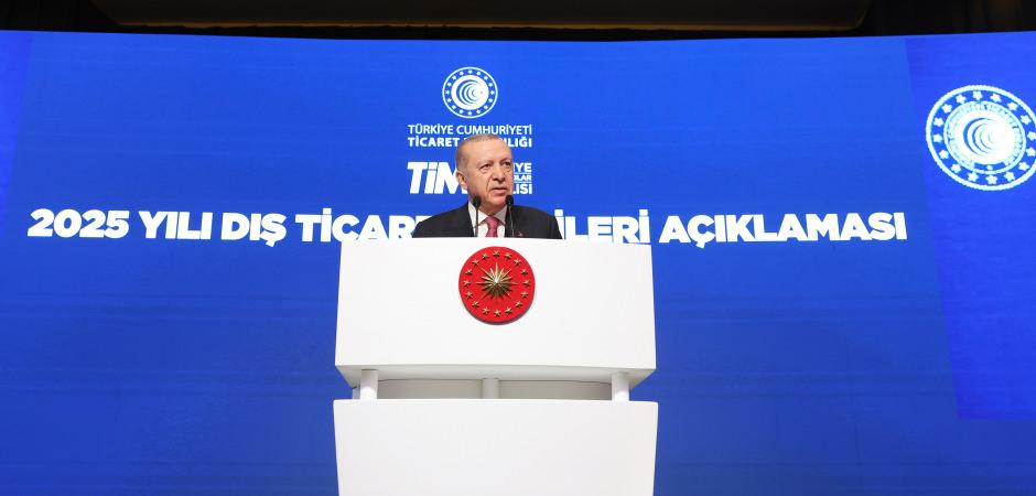 Cumhurbaşkanı Erdoğan duyurdu: 2026 yılı ihracat hedefi 410 milyar dolar