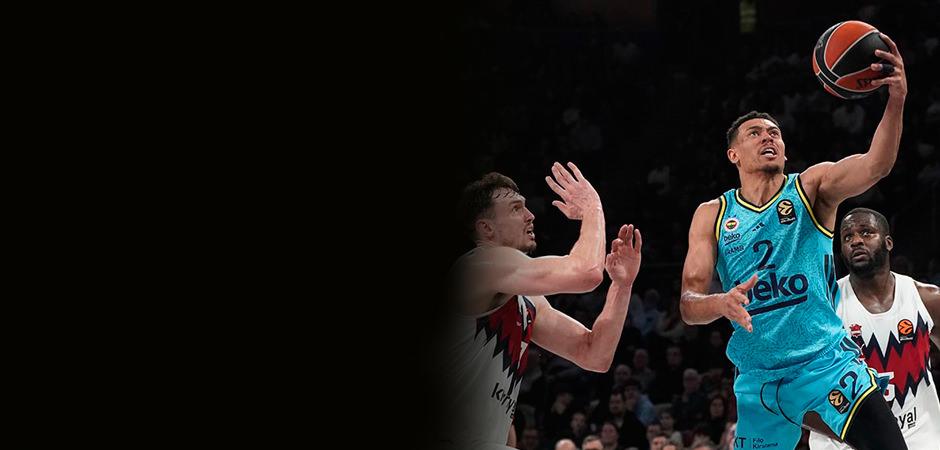 Fenerbah&ccedil;e Beko zorlu deplasmanda 108 sayı atarak kazandı