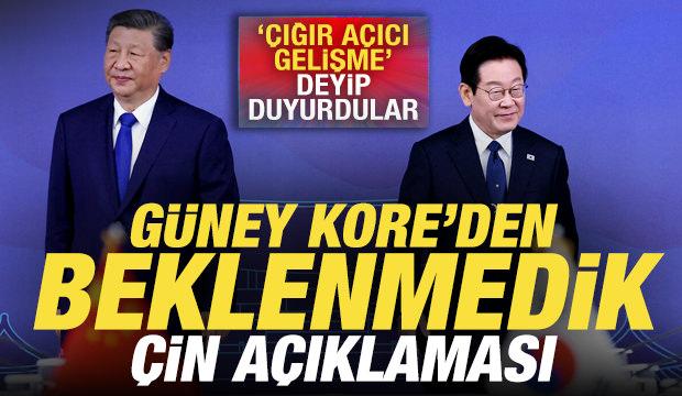 G&uuml;ney Kore'den s&uuml;rpriz &Ccedil;in a&ccedil;ıklaması! '&Ccedil;ığır a&ccedil;ıcı bir gelişme' deyip duyurdular