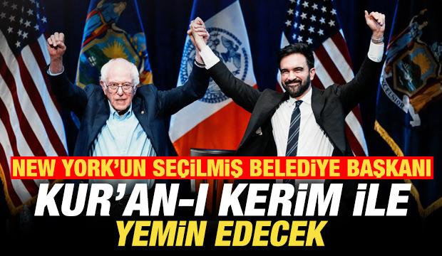 New York'un se&ccedil;ilmiş Belediye Başkanı Mamdani, Kur'an-ı Kerim ile yemin edecek