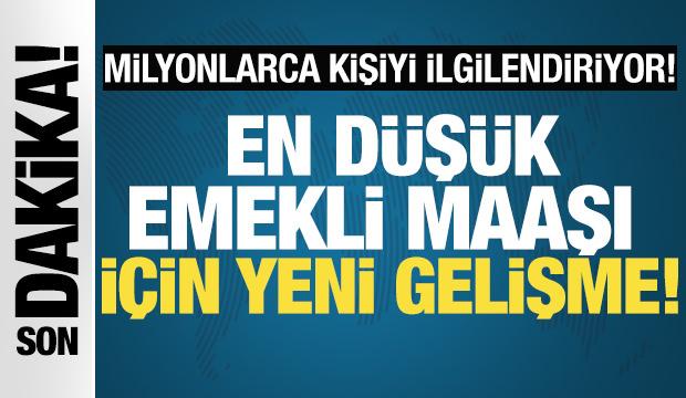 En d&uuml;ş&uuml;k emekli aylığı Komisyon'da