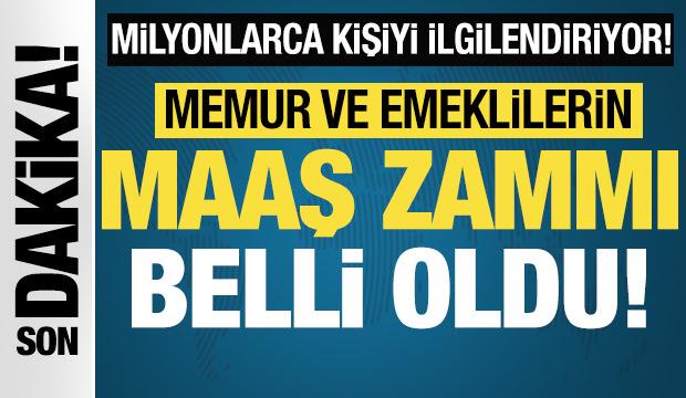 SON DAKİKA: Emekli ve memur maaş zamları belli oldu! İşte en d&uuml;ş&uuml;k emekli maaşı