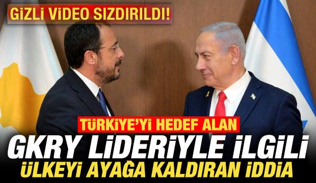 T&uuml;rkiye'yi hedef alan GKRY lideriyle ilgili &uuml;lkeyi ayağa kaldıran iddia! Video sızdırıldı