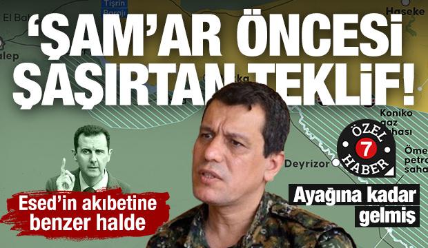 'Şam'ar &ouml;ncesi son teklif! SDG elebaşı Abdi ayağına kadar gelen fırsatı tepmiş