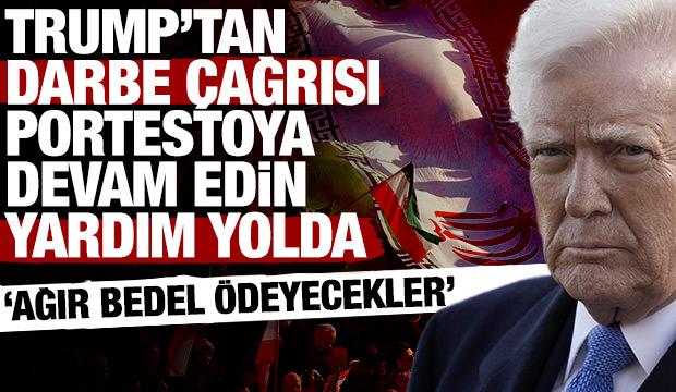 Son dakika haberi! Trump'tan İranlı eylemcilere: Yardım yolda