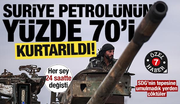 Suriye'de SDG balonu 24 saatte patladı: Petrol&uuml;n y&uuml;zde 70'ini kaybettiler! Karargah d&uuml;şt&uuml;