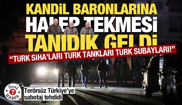 Ter&ouml;ristler ka&ccedil;tı, yas tutmak Kandil&rsquo;e kaldı: 'Bizi Halep&rsquo;te T&uuml;rk SİHA&rsquo;ları vurdu!'