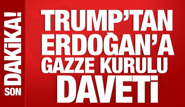 Trump'tan Erdoğan'a Gazze Kurulu daveti