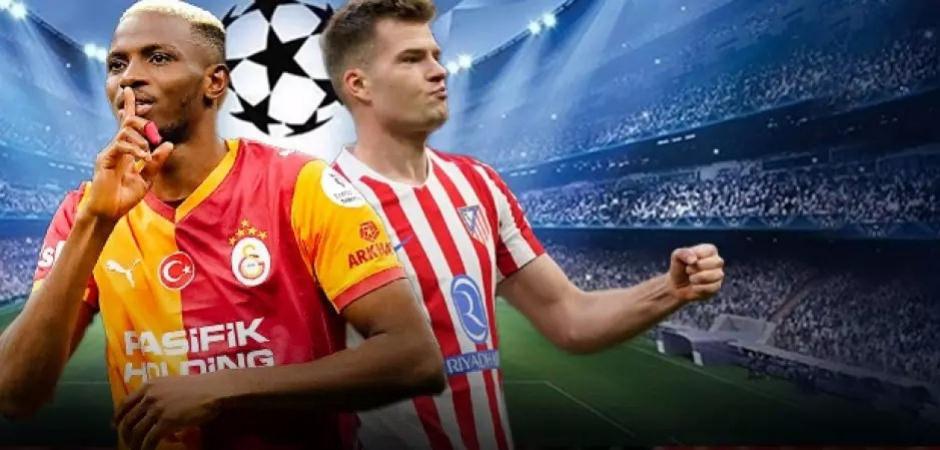 Galatasaray - Atletico Madrid! İlk 11'ler