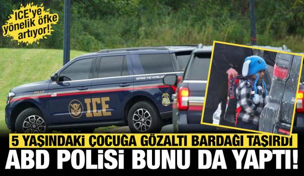 ABD polisi bunu da yaptı: 5 yaşındaki &ccedil;ocuk g&ouml;zaltında: ICE'ye y&ouml;nelik &ouml;fke artıyor!