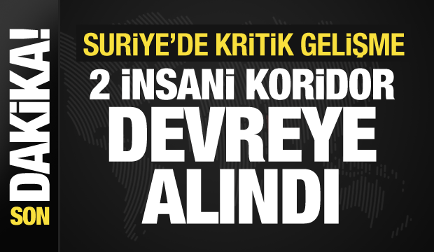 Suriye ordusu duyurdu: Rakka-Haseke ve Halep kırsalında insani koridor a&ccedil;ıldı