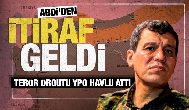 Suriye'deki anlaşma sonrası elebaşı Mazlum Abdi'den itiraf gibi a&ccedil;ıklama