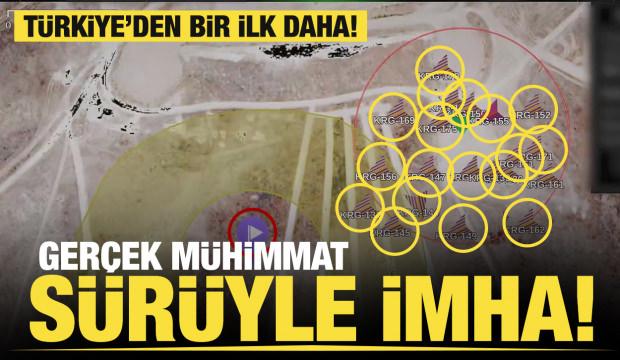 20 adet KARGU ger&ccedil;ek m&uuml;himmatla hedefi vurdu