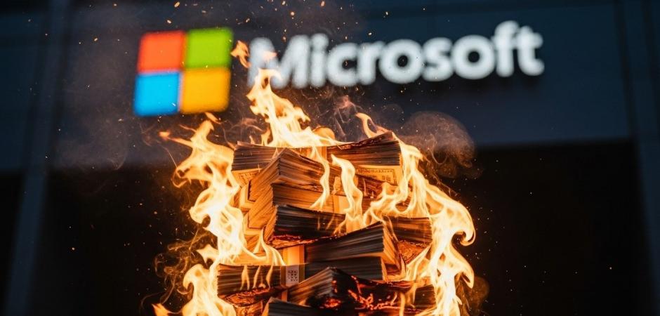 Microsoft'ta ocak s&ouml;nd&uuml;ren tablo: 400 milyar dolar bir g&uuml;nde buhar oldu!