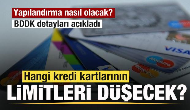 Hangi kredi kartlarının limitleri d&uuml;şecek? BDDK'dan a&ccedil;ıklama!