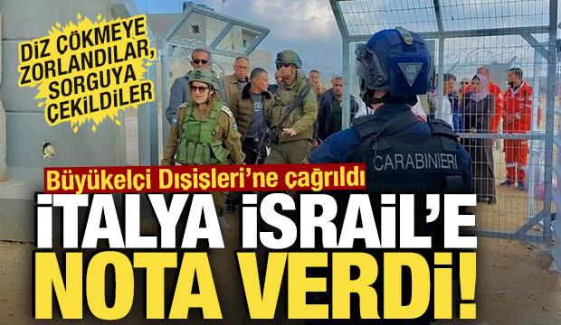 İtalya İsrail'e nota verdi! B&uuml;y&uuml;kel&ccedil;i Dışişleri'ne &ccedil;ağrıldı