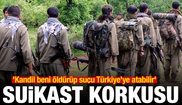 Suikast korkusu: Kandil beni &ouml;ld&uuml;r&uuml;p su&ccedil;u T&uuml;rkiye'ye atabilir