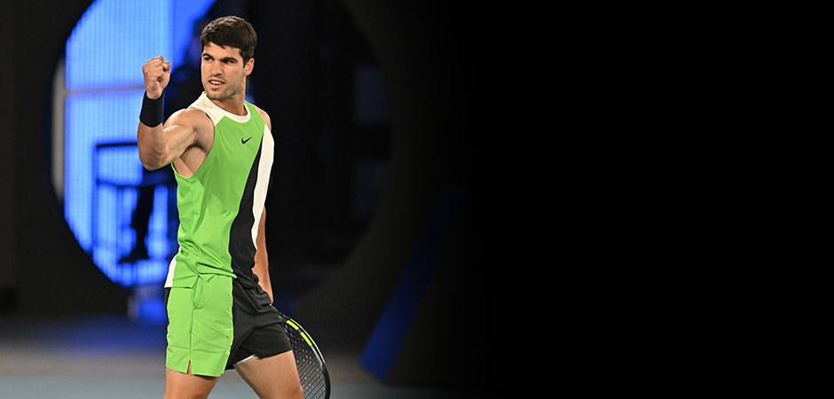 Novak Djokovic'i yenen Carlos Alcaraz Avustralya A&ccedil;ık'ta şampiyon oldu