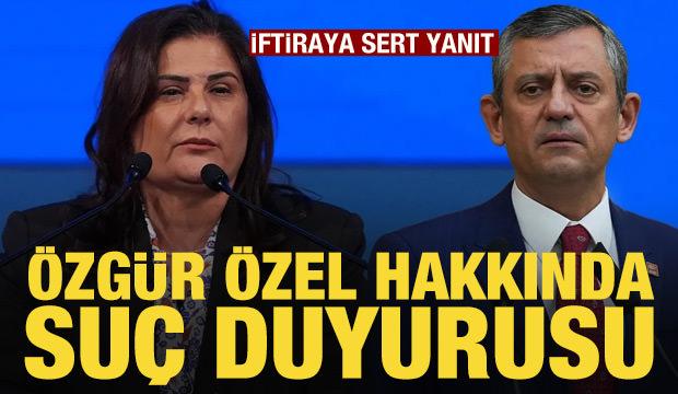  &Ouml;zlem &Ccedil;er&ccedil;ioğlu'ndan &Ouml;zg&uuml;r &Ouml;zel hakkında su&ccedil; duyurusu
