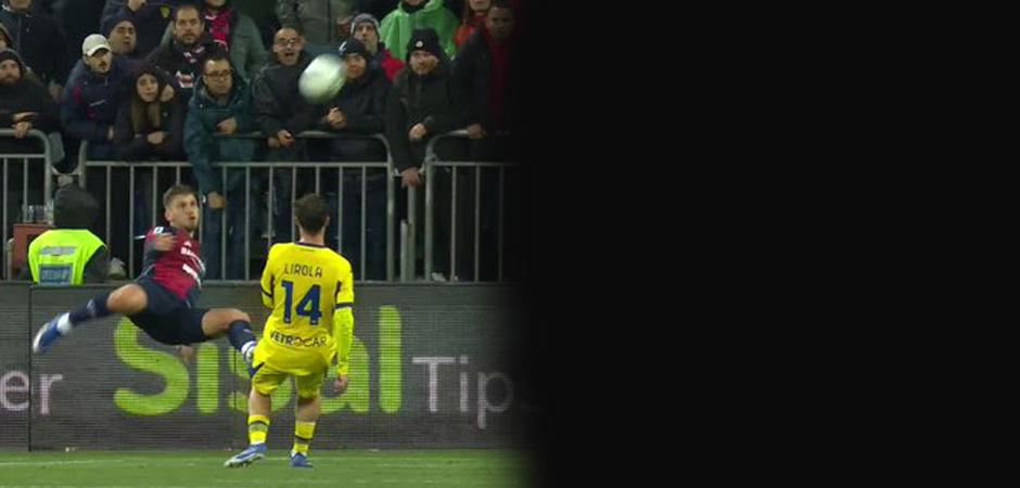 Semih Kılı&ccedil;soy İtalya'da durdurulamıyor! Voleyle muhteşem gol