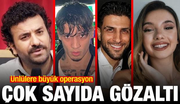 &Uuml;nl&uuml;lere b&uuml;y&uuml;k operasyon: &Ccedil;akal, Hasan Can Kaya ve Reynmen dahil &ccedil;ok sayıda g&ouml;zaltı