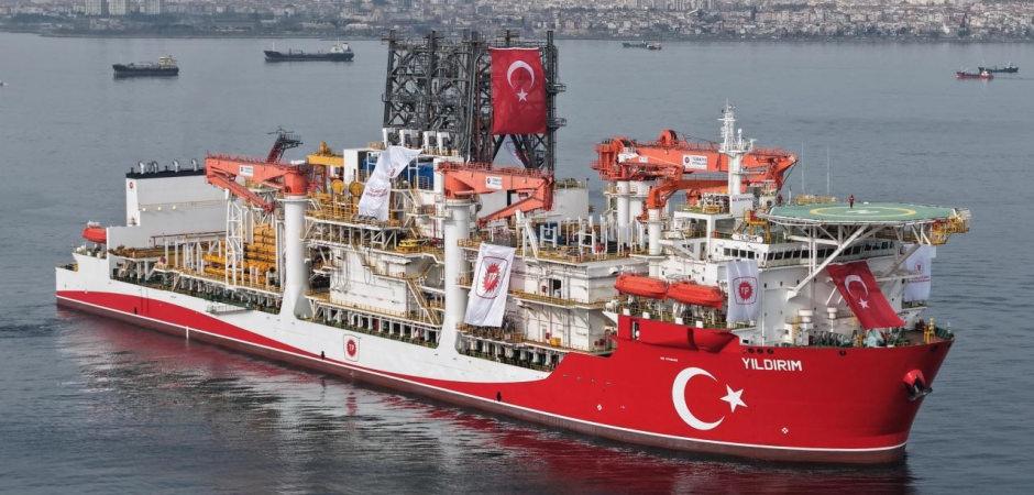 Yıldırım Sondaj Gemisi Karadeniz yolcusu