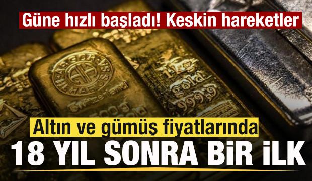 Altın ve g&uuml;m&uuml;ş fiyatlarında son dakika gelişmesi! 18 yıl sonra bir ilk yaşandı