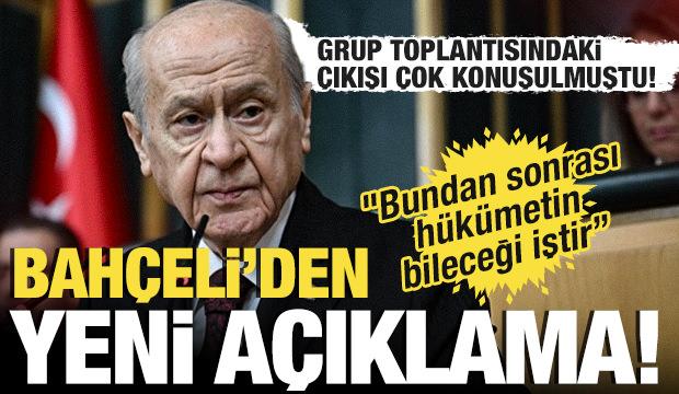 Bah&ccedil;eli'den grup toplantısındaki '&Ouml;calan ve Demirtaş' &ccedil;ıkışının ardından yeni a&ccedil;ıklama!