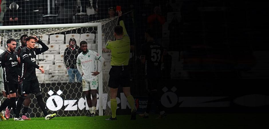 Beşiktaş'ın yıldızı 6 dakikada kırmızı kart g&ouml;rm&uuml;şt&uuml;! TFF VAR kayıtlarını a&ccedil;ıkladı