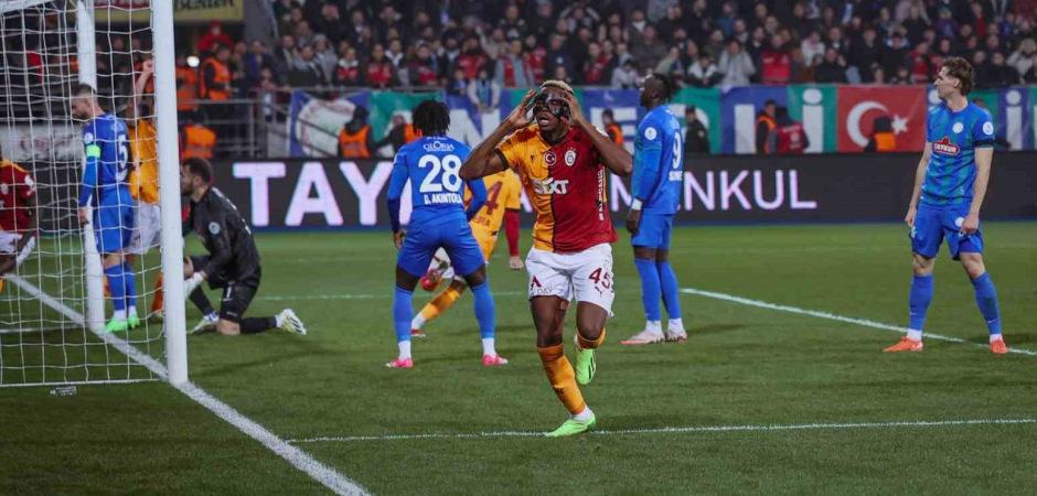 &Ccedil;aykur Rizespor - Galatasaray: İlk 11'ler belli oldu