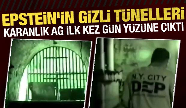 Epstein skandalında yer altındaki sır perdesi aralandı! Gizli t&uuml;nel ilk kez g&ouml;r&uuml;nt&uuml;lendi
