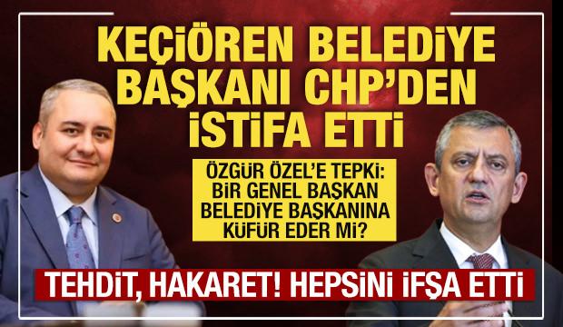 Keçiören Belediye Başkanı Mesut Özarslan, CHP'den istifa etti