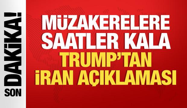 Son dakika: Trump: İran savaş değil, m&uuml;zakere istiyor