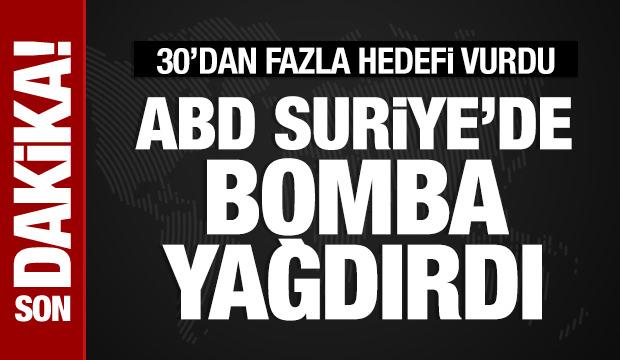ABD, Suriye'de DEAŞ'a ait 30'dan fazla hedefi bombaladı