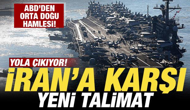 ABD'den Orta Doğu hamlesi! İran'a karşı yeni talimat: İkinci u&ccedil;ak gemisi yola &ccedil;ıkıyor