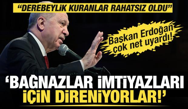 Erdoğan: Bağnaz zihniyete rağmen hedeflerimize y&uuml;r&uuml;yoruz
