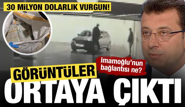 İmamoğlu&rsquo;na uzanan 30 milyon dolarlık soygunun g&ouml;r&uuml;nt&uuml;leri ortaya &ccedil;ıktı