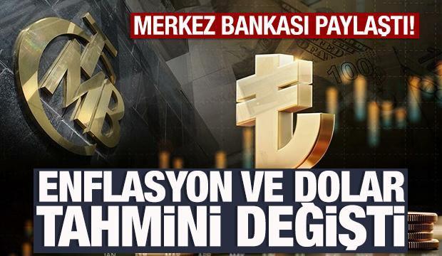 Merkez Bankası paylaştı! Yıl sonu enflasyon ve dolar tahmini belli oldu