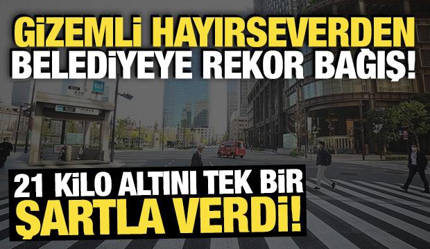 Gizemli hayırsever 21 kilogram altın bağışladı: Tek bir şartla verdi!