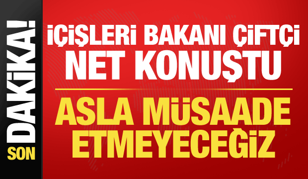 İ&ccedil;işleri Bakanı &Ccedil;ift&ccedil;i'den Ter&ouml;rs&uuml;z T&uuml;rkiye mesajı: M&uuml;saade etmeyeceğiz!