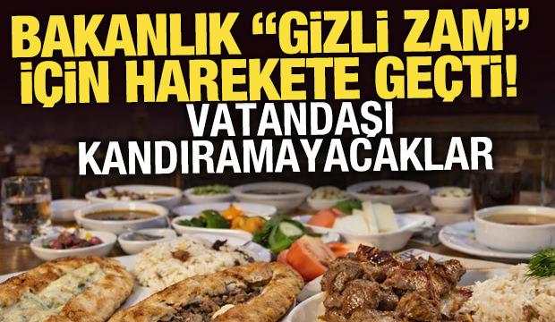 Bakanlık harekete ge&ccedil;ti: İftar men&uuml;lerinde 'gizli &uuml;cret'e ge&ccedil;it verilmeyecek