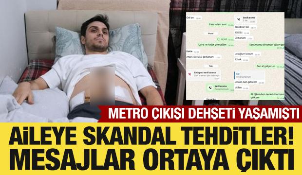 İstanbul'da metro &ccedil;ıkışında dehşet! Skandal mesajlar ortaya &ccedil;ıktı