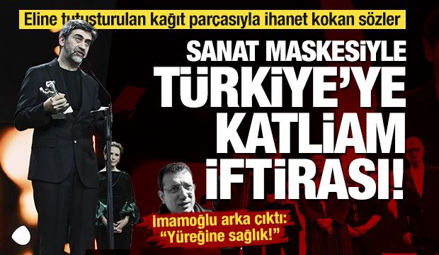 Ter&ouml;r seviciliğine gurur madalyası! Y&ouml;netmen Alper kin kustu, İmamoğlu safını belli etti