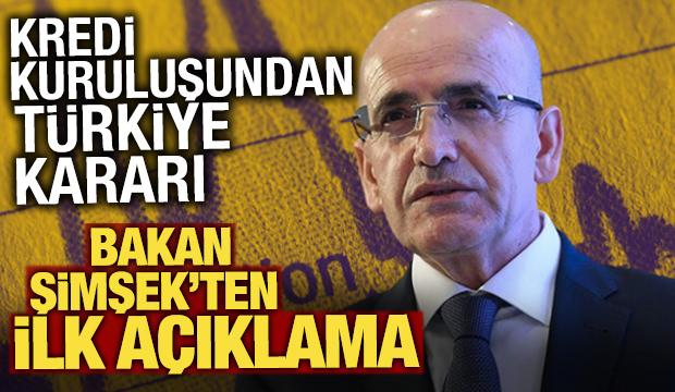 Bakan Şimşek: R&I, 8 yıl sonra T&uuml;rkiye'nin kredi notunu artırdı