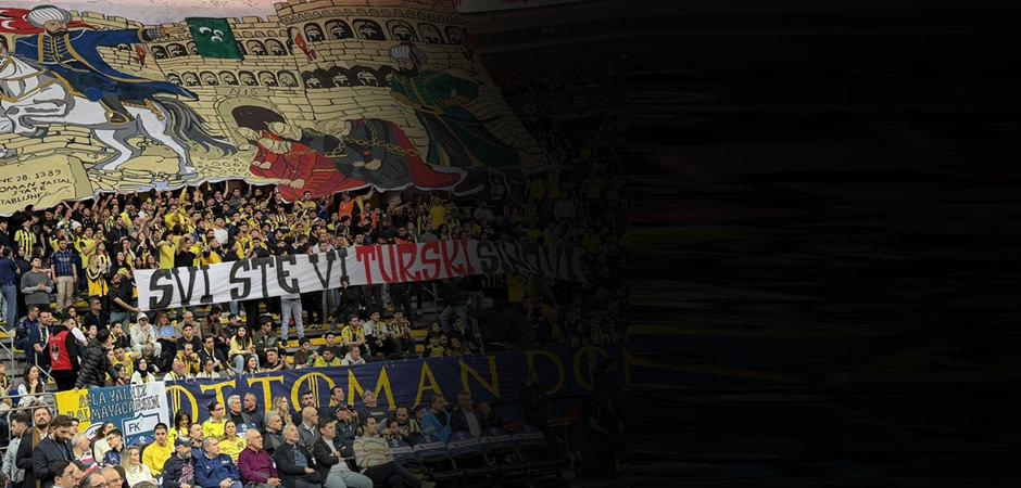 Fenerbah&ccedil;e, Sırpların hadsiz pankartına cevap verdi! 'Hepiniz T&uuml;rk'&uuml;n oğullarısınız'