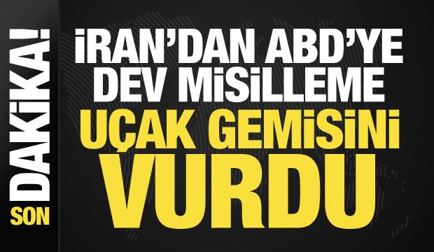 İran&rsquo;dan ABD u&ccedil;ak gemisine balistik f&uuml;ze saldırısı